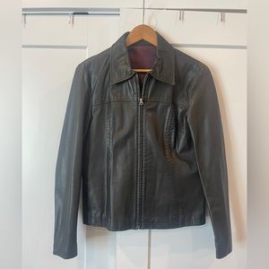 Faux Leather Jacket